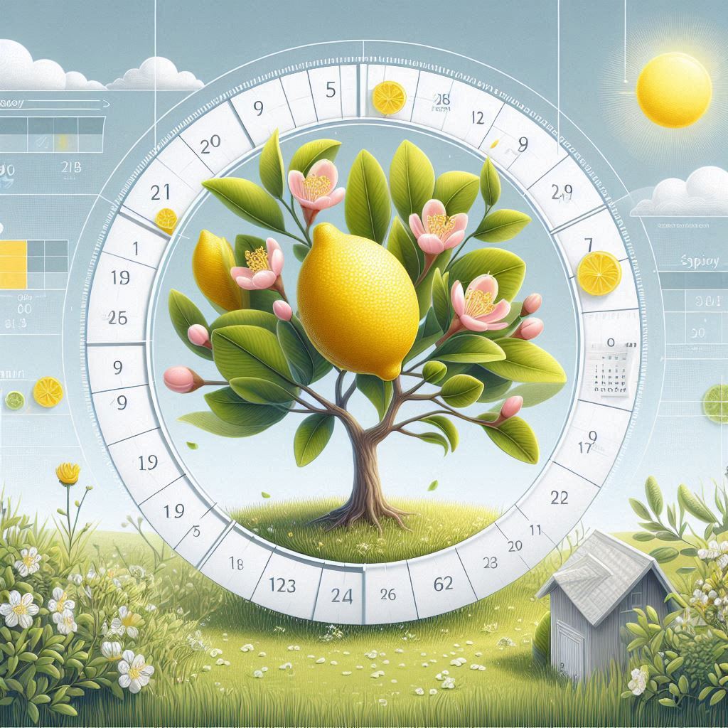 Alt text: Seasonal pruning chart with icons for winter, spring, summer, and fall, guiding gardeners on when and how trees should be pruned for optimal health and productivity.